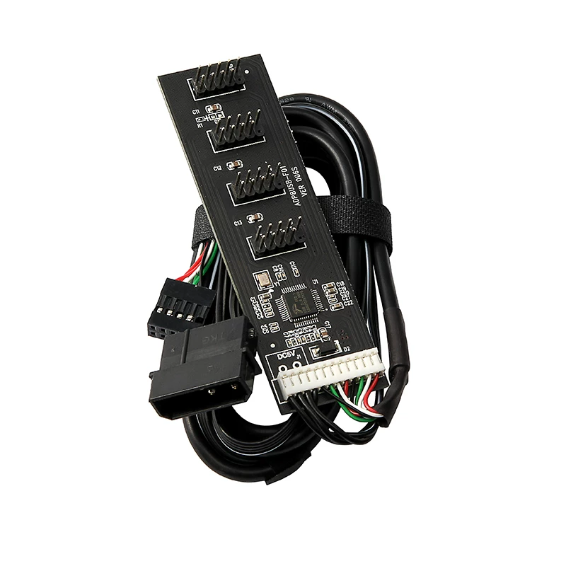 Bo mạch chủ USB2.0 9PIN sang 4 cổng 9PIN giao diện 9 chân sang 4 bộ chia 9 chân mở rộng HUB hub