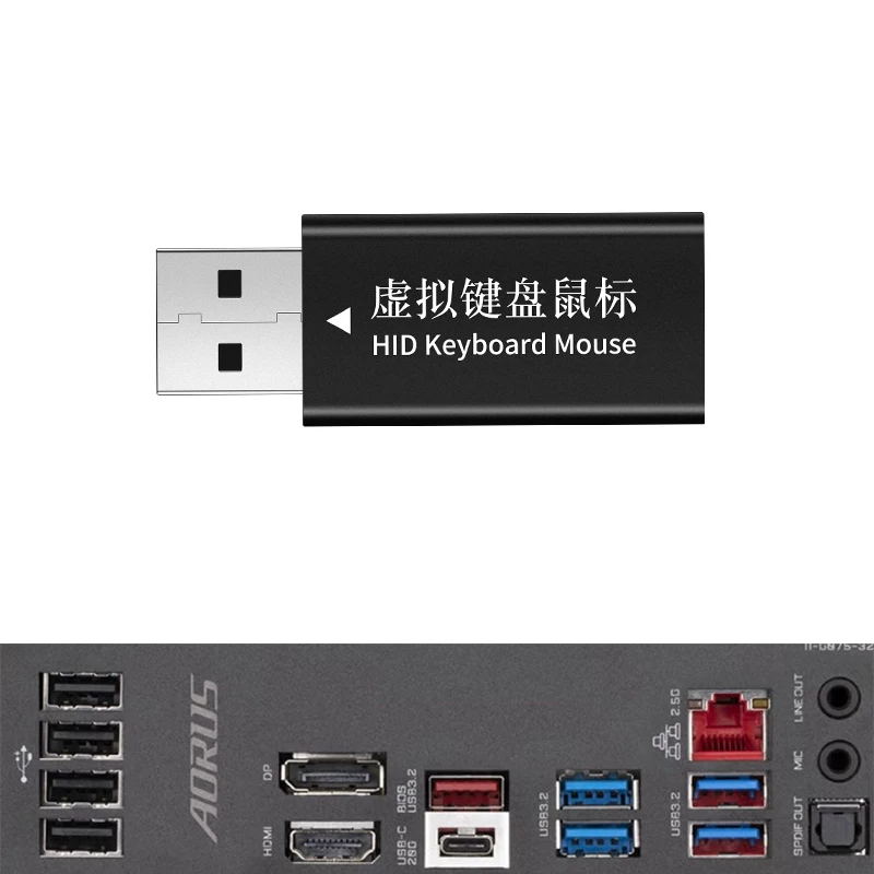 Bàn phím và chuột ảo USB của máy tính để ngăn chặn phát hiện trò chơi, giải quyết các vấn đề về điều khiển từ xa, không hoạt động qua USB, thiết bị chống ngủ.
