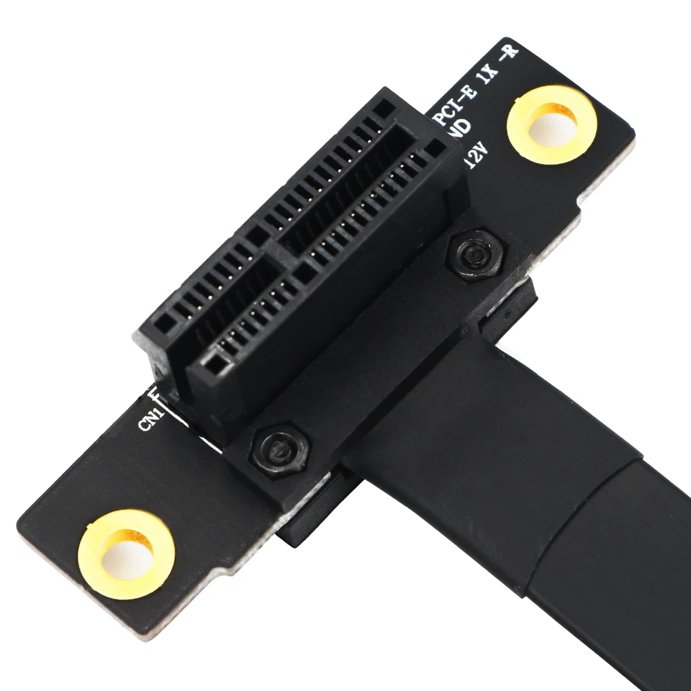 Cáp nối dài PCI-E 3.0 1X sang 1X cáp nối dài bộ chuyển đổi card đồ họa tốc độ đầy đủ ổn định 90 độ
