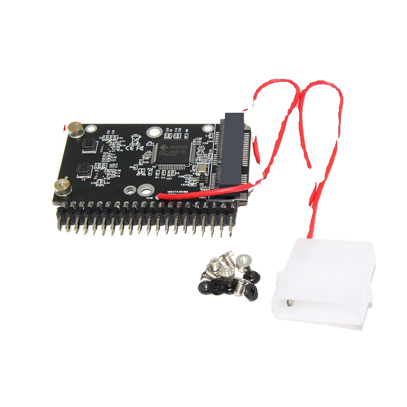 Thẻ chuyển đổi ổ cứng giao thức NGFF SATA sang IDE Thẻ mở rộng ổ cứng MSATA sang IDE 3.5inch 2.5inch