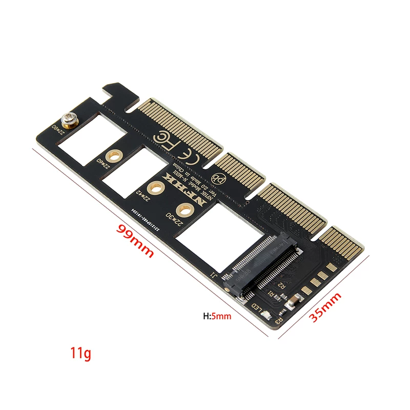 Thẻ mở rộng PCI-E 3.0 x4 x8 x16 sang NVME M.2 NVMe SSD m.2 M Key