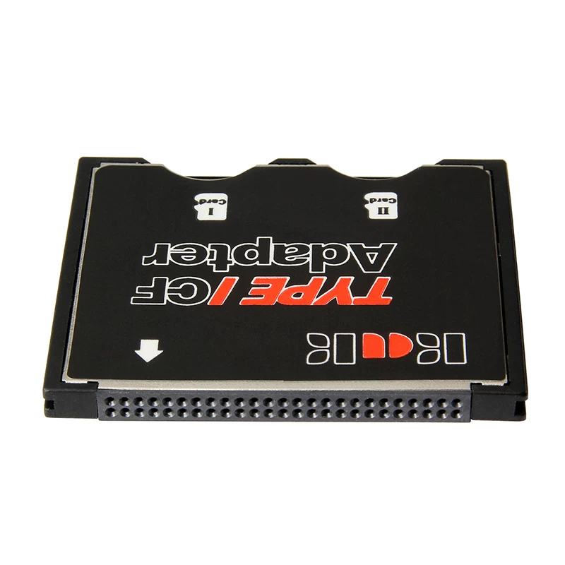 Bộ chuyển đổi thẻ nhớ Dual TF sang CF micro SD sang CF hỗ trợ thẻ bộ chuyển đổi CF cho máy ảnh tốc độ cao SD XC TF sang CF