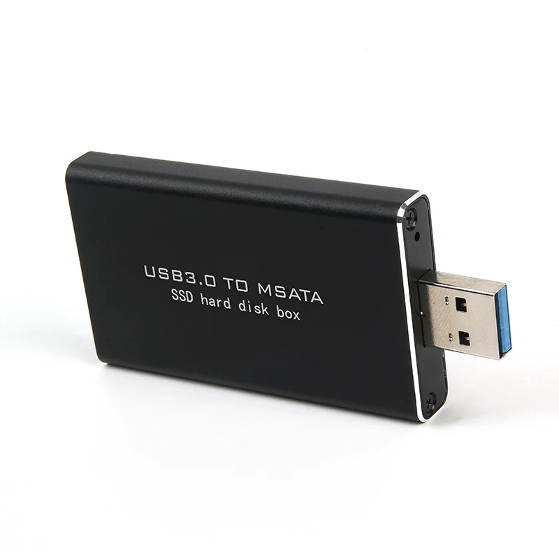 Ổ cứng thể rắn MSATA sang USB3.0 toàn bộ bằng nhôm kênh SATA ổ cứng di động trạng thái rắn hộp chip ASM1153E