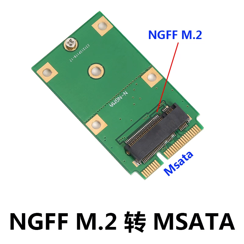 Thẻ chuyển đổi M.2 SSD sang MSATA Thẻ chuyển đổi ổ cứng thể rắn M.2 SSD