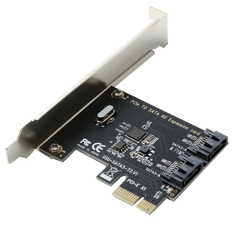 Card mở rộng PCI-e sang SATA3.0 dành cho máy tính để bàn, card chuyển đổi SATA3.0, card mở rộng ổ cứng, giao diện SATA6GB