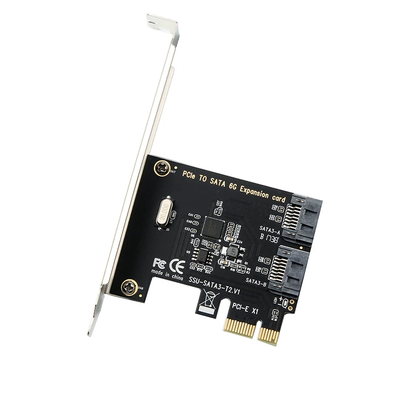 Card mở rộng PCI-e sang SATA3.0 dành cho máy tính để bàn, card chuyển đổi SATA3.0, card mở rộng ổ cứng, giao diện SATA6GB