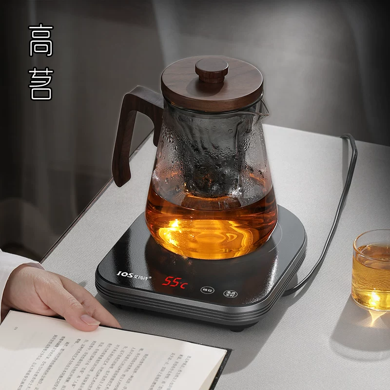 Máy pha trà mini siêu mỏng bếp điện gốm sứ bếp pha trà bộ ấm trà đế sưởi ấm ấm trà thủy tinh chịu nhiệt độ cao