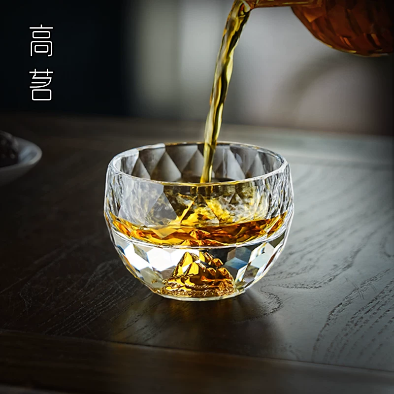 Ly trà cao cấp Crystal Master Cup 2025 mẫu mới, dung tích nhỏ, chống bỏng, dùng để uống trà cá nhân, mang lại cảm giác tinh tế, ly đơn.