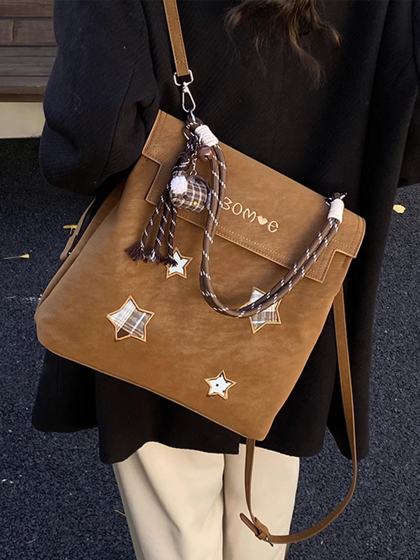 Ba lô retro dành cho nữ, sức chứa lớn, túi đi học thông thường dành cho học sinh, túi đeo vai, leo núi ngoài trời, ba lô du lịch nhẹ