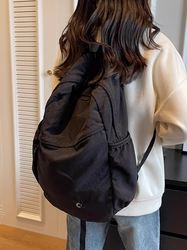 Túi xách dung tích lớn 2025, balo đa năng thời trang dành cho nữ sinh đại học, balo du lịch sành điệu