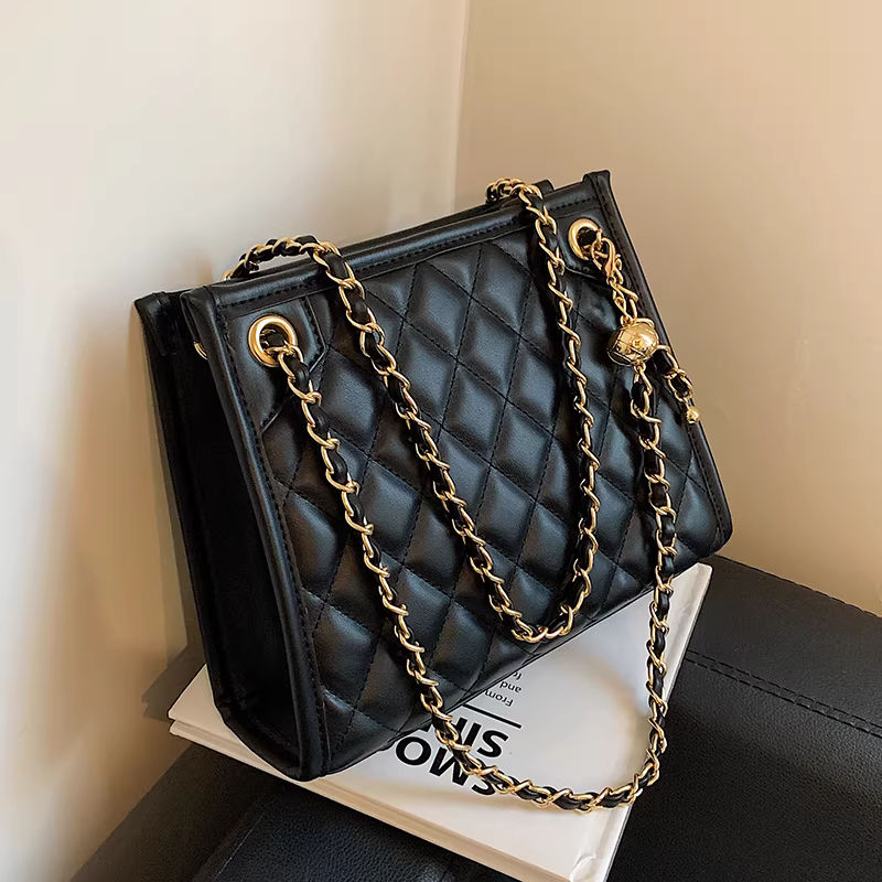 Túi đeo chéo họa tiết kim cương, túi nữ dung tích lớn, mẫu mới 2025, phong cách độc đáo, đa năng, chất liệu cao cấp