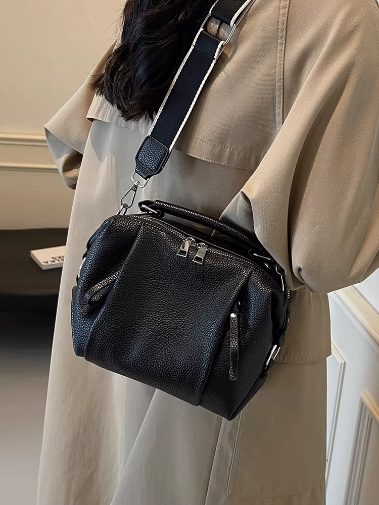 Túi xách thiết kế phong cách Hàn Quốc dành cho nữ, mẫu túi đeo chéo thời trang hè 2025, túi xách nữ cao cấp kiểu gối