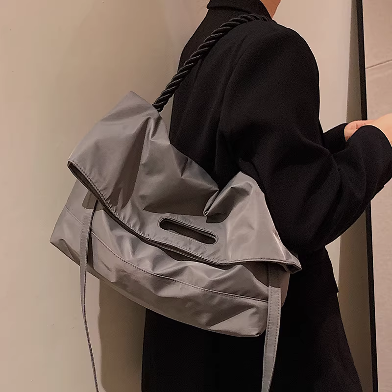 Túi xách nữ cỡ lớn dung tích lớn kiểu mới 2025, túi đeo chéo đi làm, túi đeo vai lớn, túi vải, túi tote đi làm