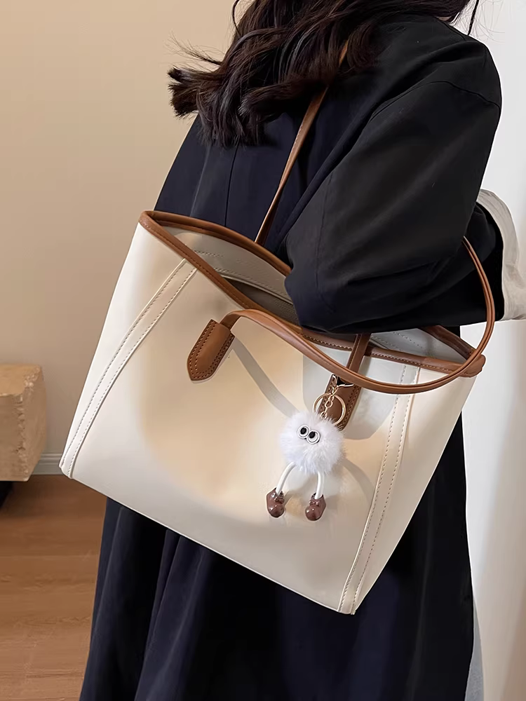 Túi xách Meilade dành cho nữ, sức chứa lớn, túi đeo vai cổ điển mới năm 2025, đa năng, đơn giản, mang lại cảm giác cao cấp, túi tote đi làm.