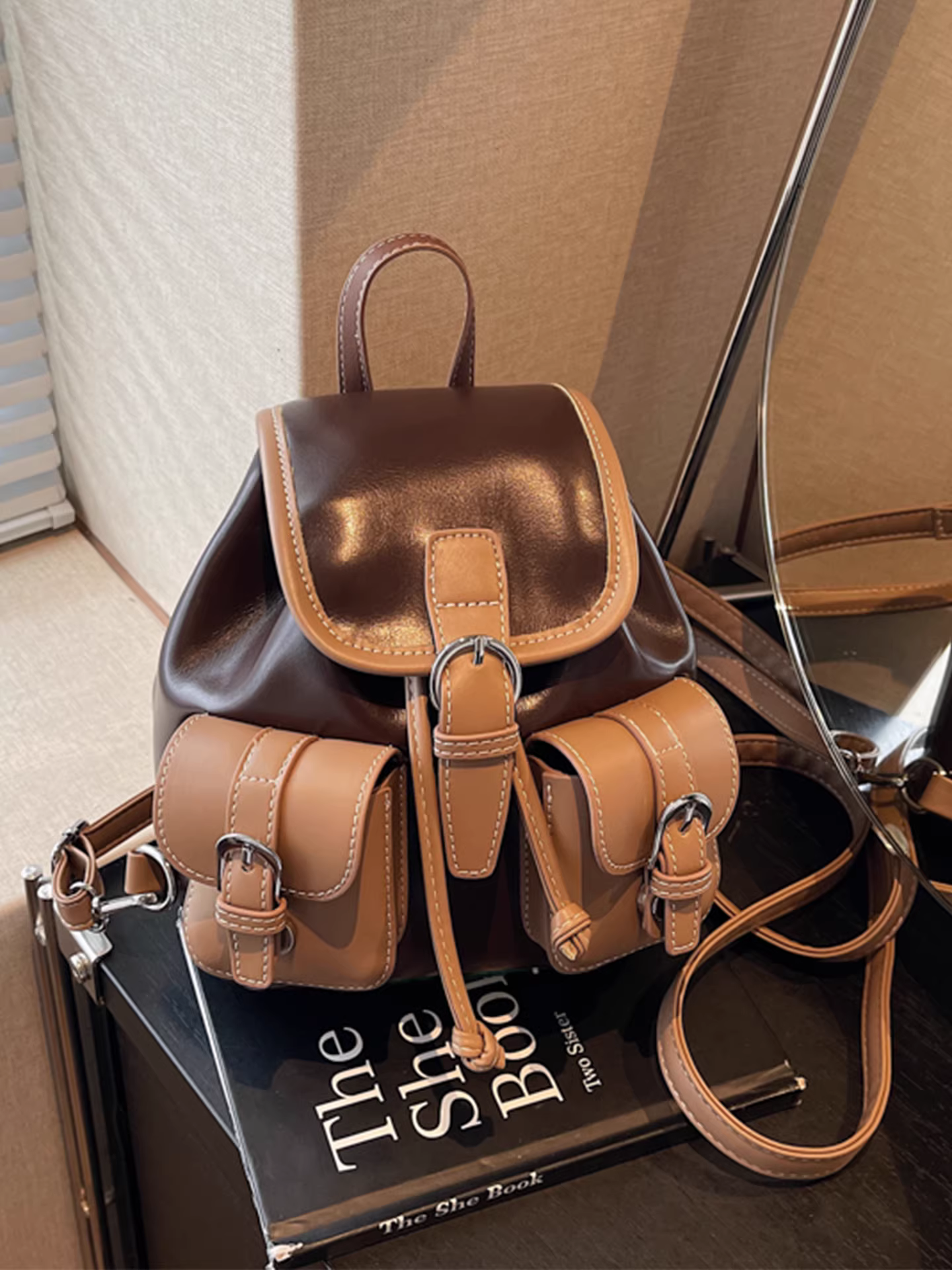 Ba lô dành cho nữ, thời trang và giản dị, thiết kế độc đáo, cặp đi học dành cho học sinh, phong cách Hàn Quốc, xu hướng đường phố, ba lô du lịch