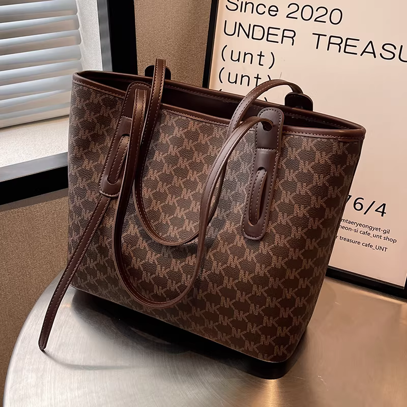 Túi xách nữ cỡ lớn thời trang thu đông 2025, túi đeo vai thường ngày cao cấp, túi tote đi làm