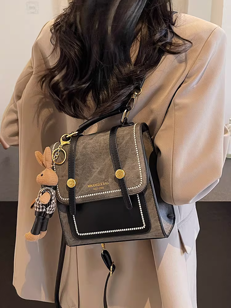 Ba lô dành cho nữ, thiết kế độc đáo thời trang, túi đi học thông thường phong cách Hàn Quốc, xu hướng đường phố, ba lô du lịch nhẹ dành cho học sinh