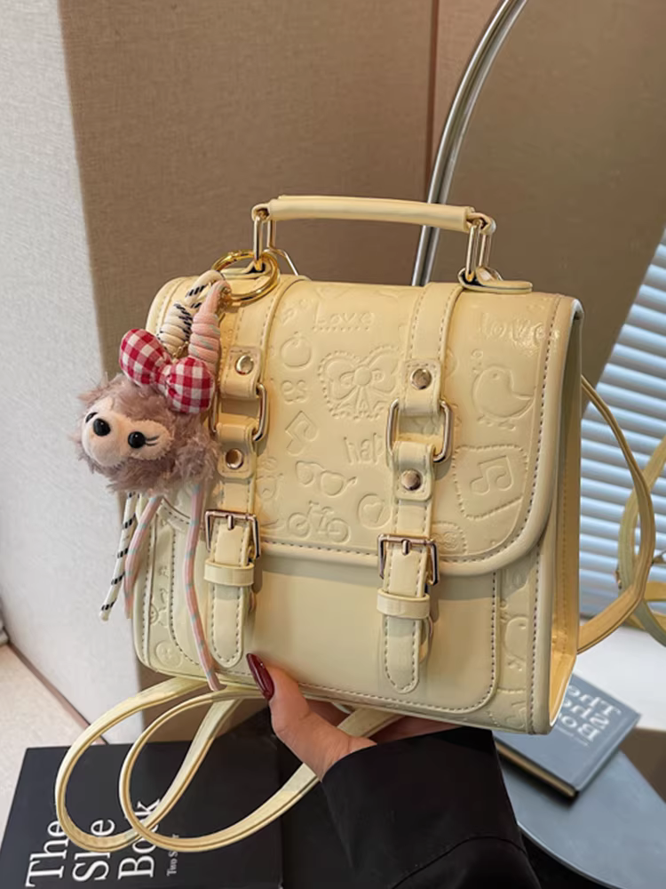 Ba lô nữ, thiết kế thời trang và độc đáo, mẫu mới 2025, phong cách Hàn Quốc, cảm giác cao cấp, ba lô du lịch nhẹ.