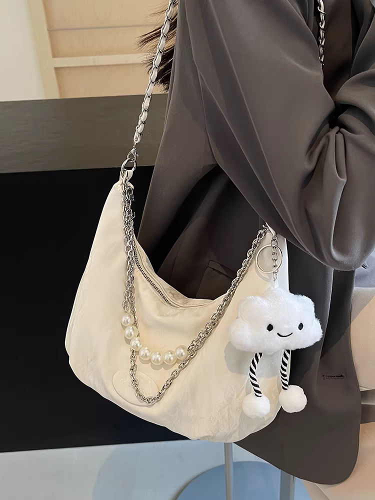 Túi xách nữ cỡ lớn 2025 thiết kế độc đáo thu đông, đeo chéo, đeo vai, đa năng, cao cấp, kiểu đeo nách