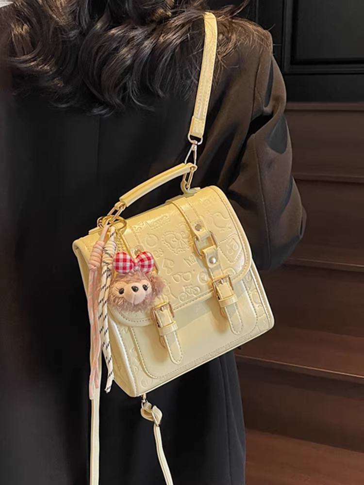 Ba lô nữ, thiết kế thời trang và độc đáo, mẫu mới 2025, phong cách Hàn Quốc, cảm giác cao cấp, ba lô du lịch nhẹ.