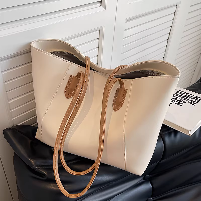 Túi xách nữ cỡ lớn, dung tích lớn, túi đeo vai thời trang mới, túi xách tay, túi đeo chéo, túi tote đi làm phổ biến năm 2025 dành cho nữ