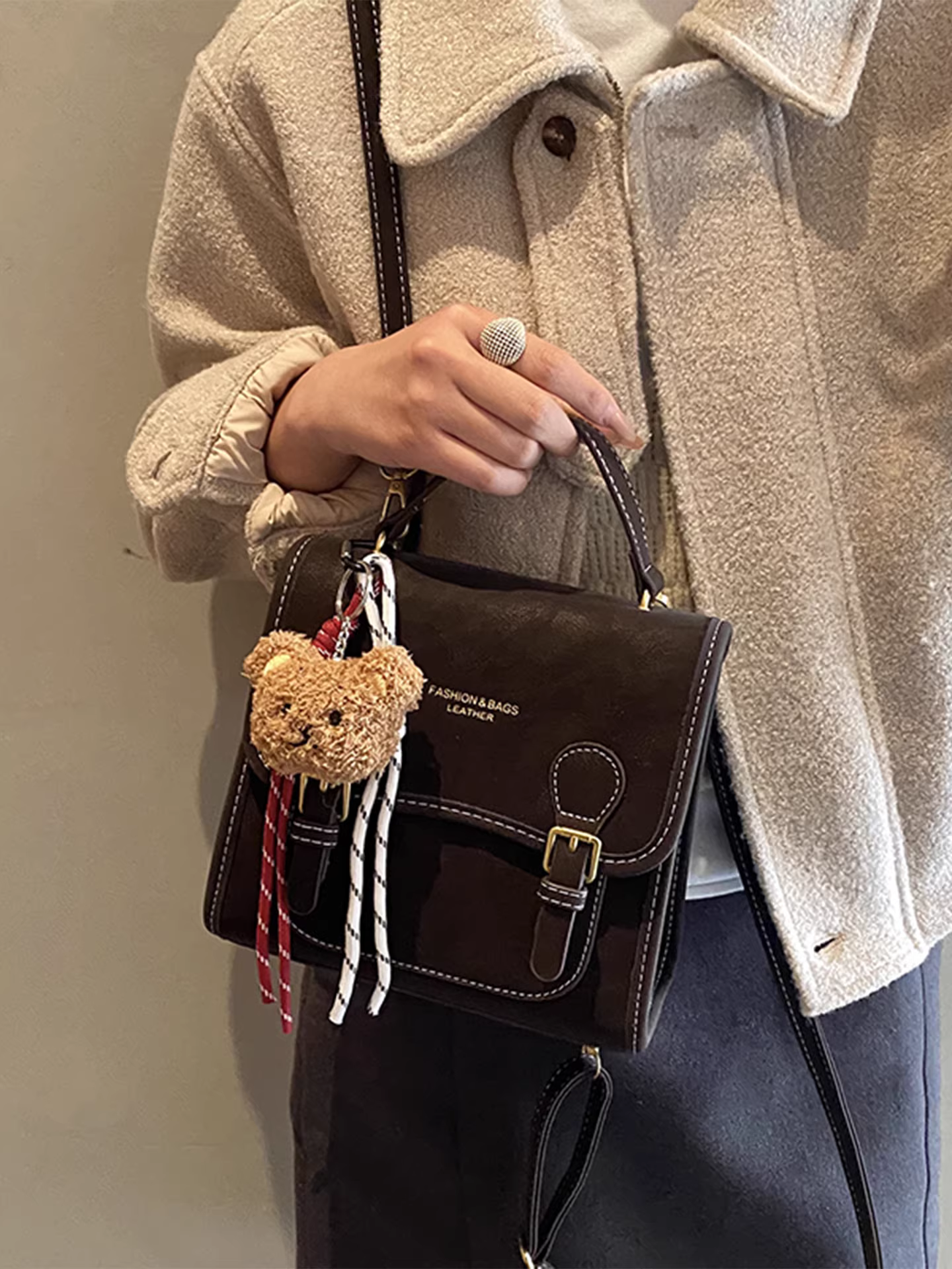 Ba lô retro cao cấp dành cho nữ, thiết kế độc đáo thời trang, cặp đi học dành cho học sinh, ba lô du lịch nhẹ, sang trọng