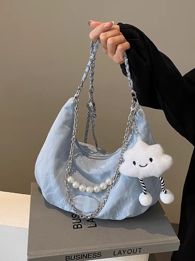 Túi xách nữ cỡ lớn 2025 thiết kế độc đáo thu đông, đeo chéo, đeo vai, đa năng, cao cấp, kiểu đeo nách