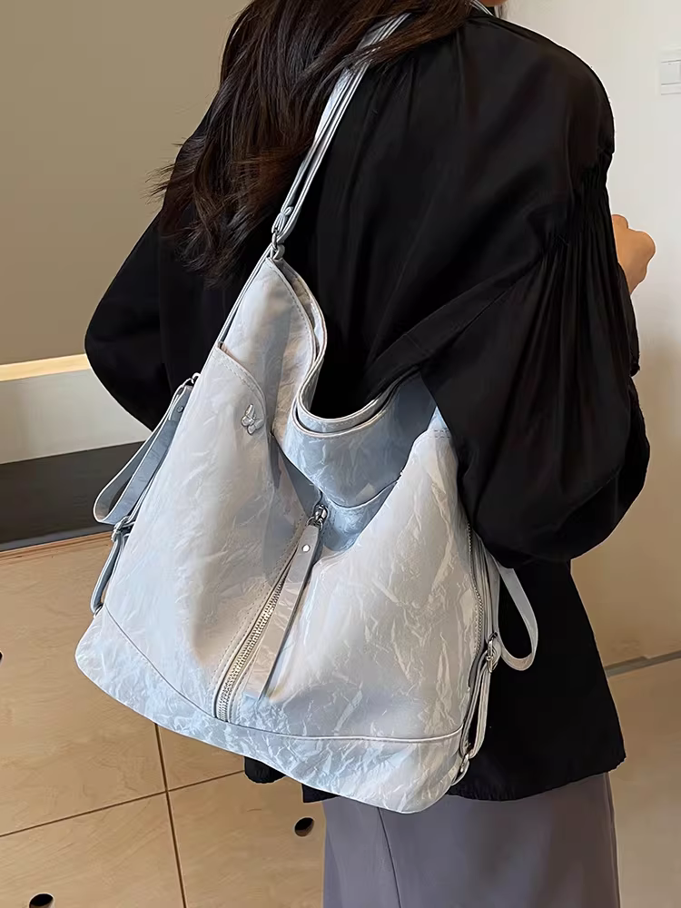 Túi tote nữ 2025 mẫu mới, balo đi làm cỡ lớn, đa năng, đeo vai, đeo chéo, balo du lịch