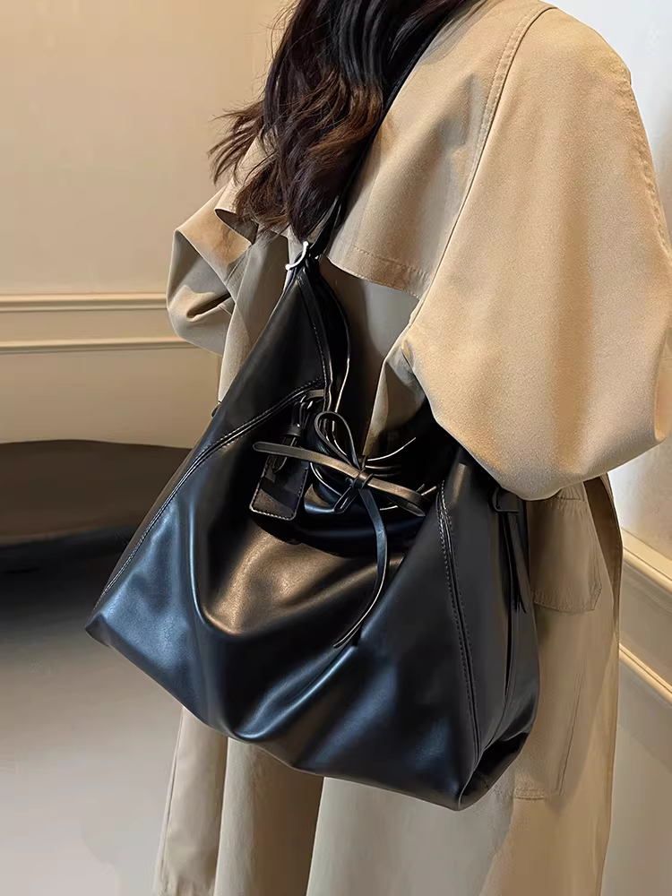 Túi đeo chéo nữ thời trang, dung tích lớn, mẫu mới thu đông 2025, đa năng, túi tote đi làm đơn giản