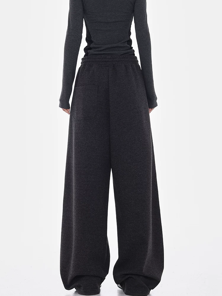 Quần len dày KEN STUDIO dành cho nữ, quần thể thao rộng rãi, quần thể thao, quần liềm, quần kiếm, quần ống rộng