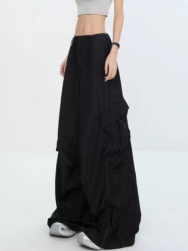 KEN STUDIO phong cách mùa hè mới quần khiêu vũ nhạc jazz hot girl quần lính dù quần cargo nhanh khô