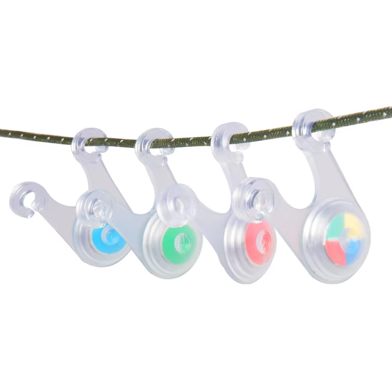 Đèn trang trí LED ngoài trời, đèn lều chống gió, dây chống trượt, đèn treo ba lô, đèn cảnh báo xe đạp, đèn ếch silicon