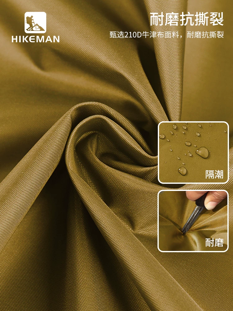 Tấm trải lều ngoài trời dày dặn bằng vải Oxford, chống thấm nước, dùng cho cắm trại, dã ngoại, chống ẩm, kích thước 240*240cm