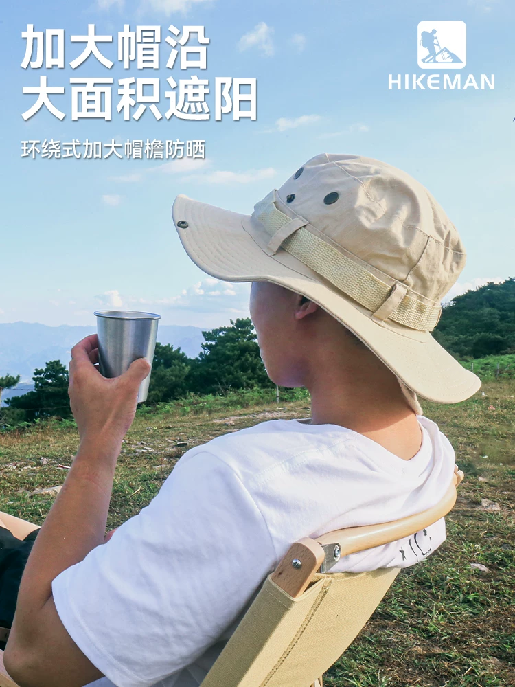Mũ ngư dân ngoài trời, mũ chống nắng mùa hè cho nam, vành rộng, cắm trại, đi bộ đường dài, câu cá, đi biển, chống nắng, mũ thông thường cho nữ