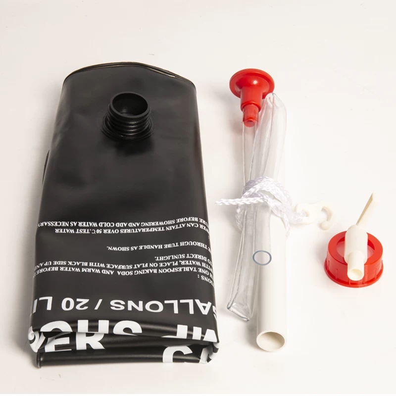 Túi tắm ngoài trời 20L, bình nước nóng năng lượng mặt trời, tắm ngoài trời, vòi sen di động, túi trữ nước