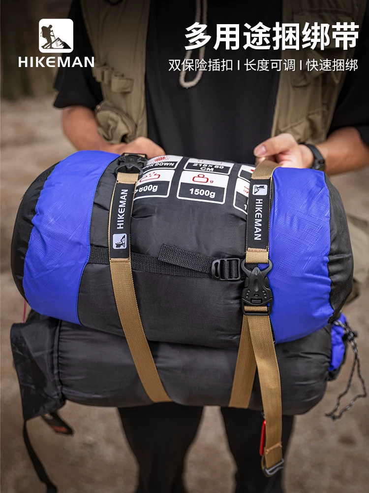 Dây đai hành lý ngoài trời, khóa dây căng cố định vali xe máy, dây đai đựng và đóng gói thiết bị cắm trại