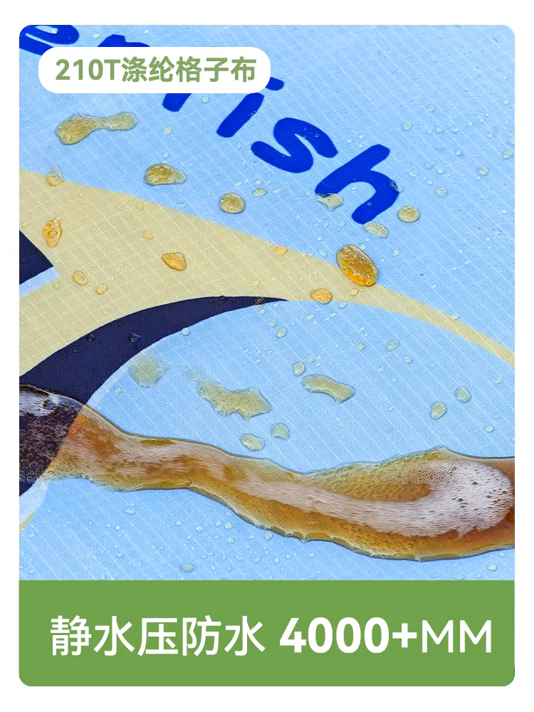 Thảm dã ngoại di động ngoài trời cho trẻ em, thích hợp cho các chuyến đi dã ngoại mùa xuân, cắm trại, đi biển, chống thấm nước và chống ẩm, thảm bỏ túi nhẹ