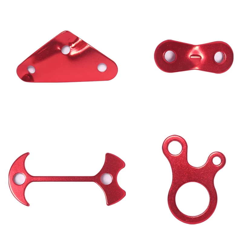 Khóa điều chỉnh dây chống gió cho lều, hợp kim nhôm, dây rút điều chỉnh mái che, bộ dây buộc ngoài trời cắm trại, khóa chống trượt, bộ 40 món