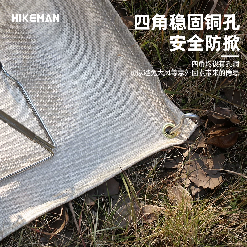 Thảm chống cháy cắm trại ngoài trời, thảm cách nhiệt nướng thịt dã ngoại, chăn chữa cháy chịu nhiệt độ cao bằng sợi nano, vải chống cháy