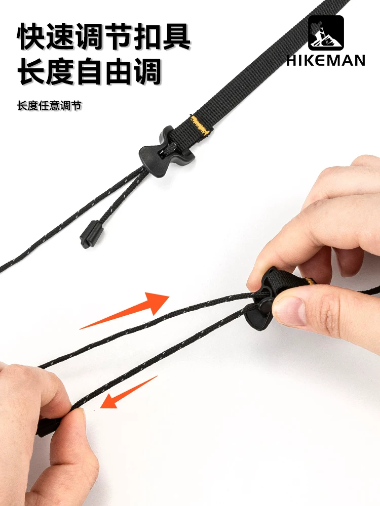 Dây đeo vai Dyneema nhẹ, balo đeo chéo ngoài trời, balo đeo vai đơn với dây đeo máy ảnh, khóa cài, dây đeo có thể điều chỉnh, dễ mang theo