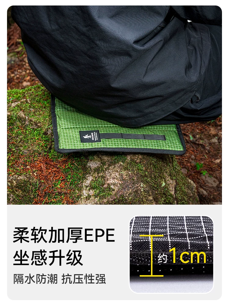 Thảm chống ẩm có thể gập lại ngoài trời, đệm đi bộ đường dài và leo núi không thấm nước, đệm dày di động khi cắm trại trong lễ hội âm nhạc, làm mát và chống bụi bẩn.