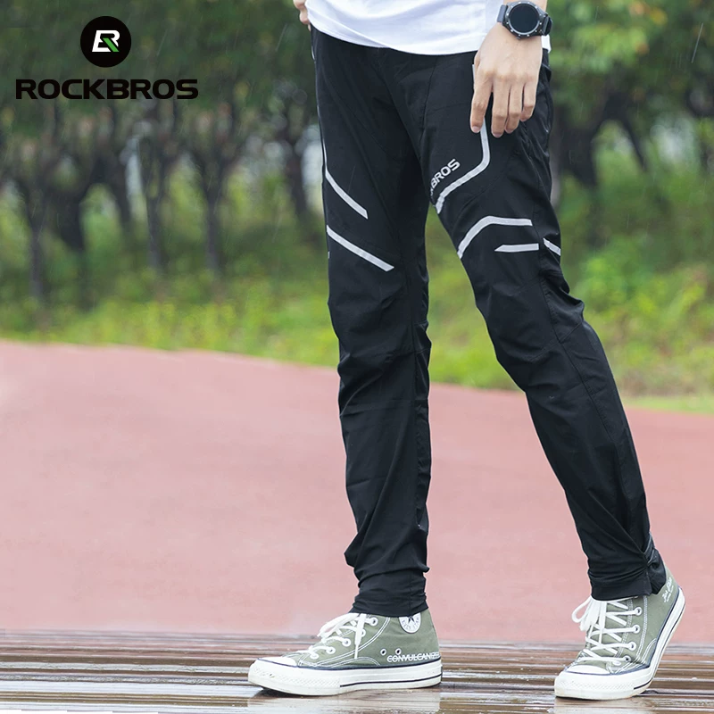 Quần thể thao Rock Brothers quần đi xe đạp chạy bộ thể dục nam ngoài trời thoáng khí nhanh khô mùa xuân, mùa hè và mùa thu quần rộng