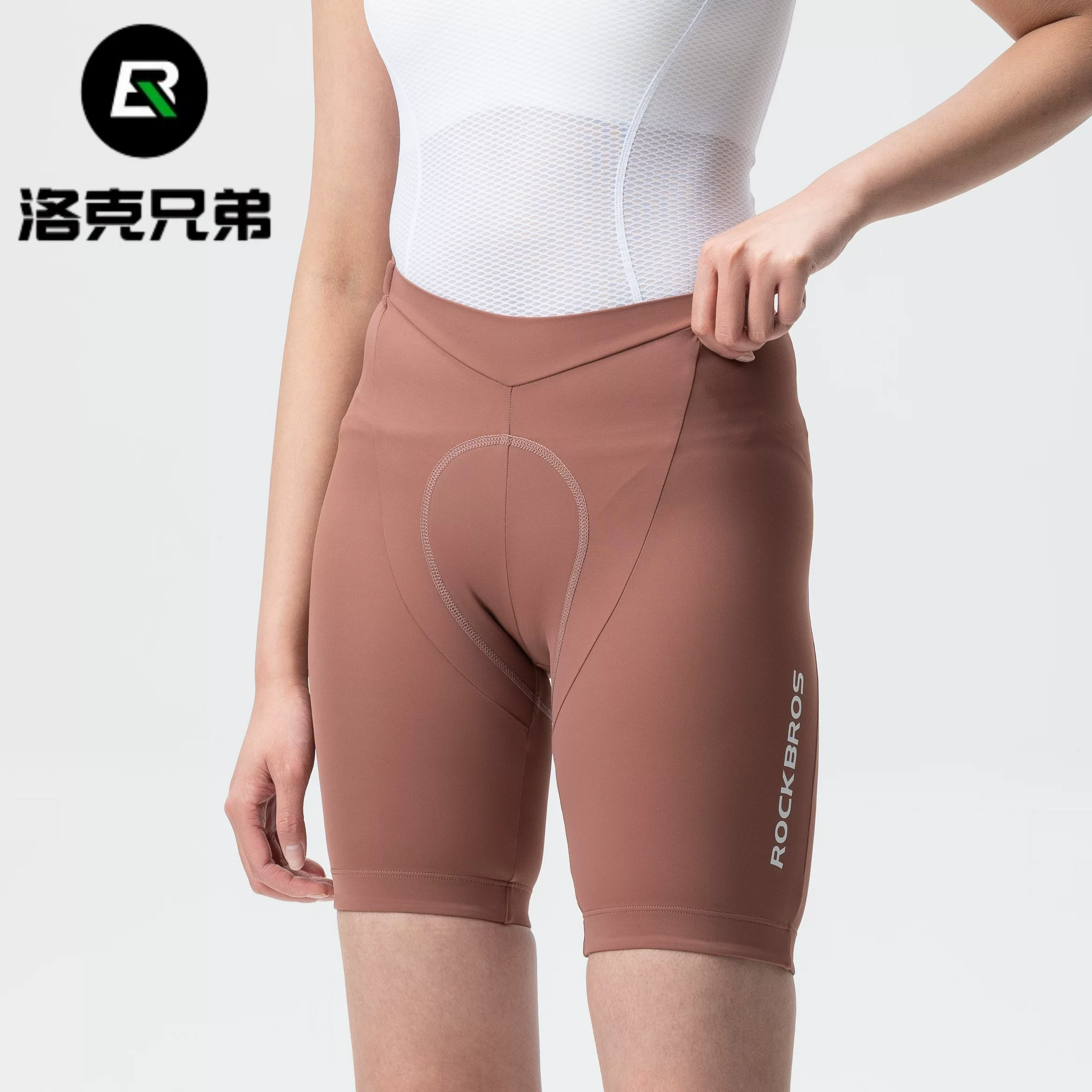 Quần short đi xe đạp Rock Brothers dành cho nam và nữ, quần short đi xe đạp leo núi mùa hè, quần short đi xe đạp đường trường có quần lót đệm và thiết bị đệm mút.