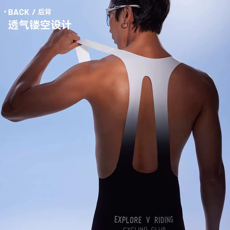 Quần đạp xe nam mùa hè, quần đạp xe đường trường liền thân, quần bib đạp xe thoáng khí, nhanh khô