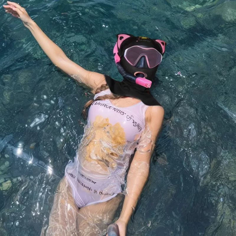 Mặt nạ chống nắng dành riêng cho bơi lội, mũ chống nắng, khẩu trang, facekini, mũ bơi lặn, chống thấm nước, mẫu unisex