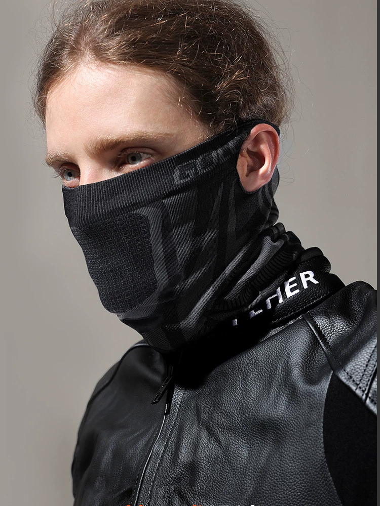Khăn che mặt chống gió khi đạp xe mùa đông cho nam, khăn quàng cổ ấm áp khi đi xe máy, khăn che mặt treo tai, bảo vệ cổ khi đi xe đạp.