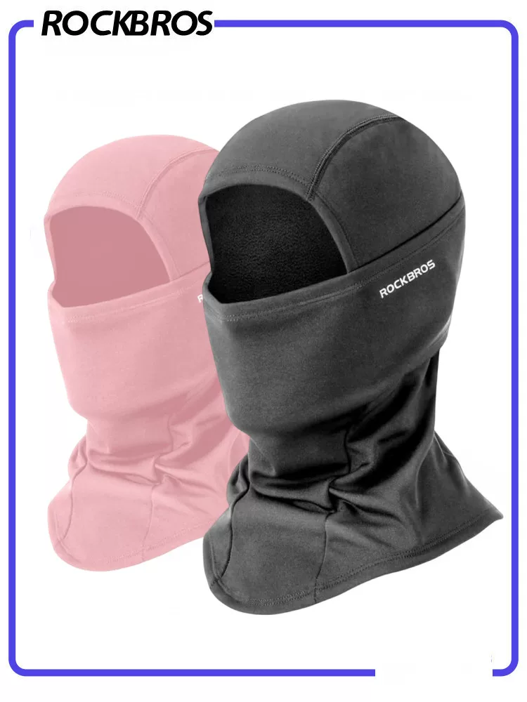 Mặt nạ bảo hộ trượt tuyết ROCKBROS dành cho nữ, mặt nạ chống đông và chống gió dành cho nam, khăn che mặt chống lạnh khi trượt ván trên tuyết, bảo vệ mặt ngoài trời