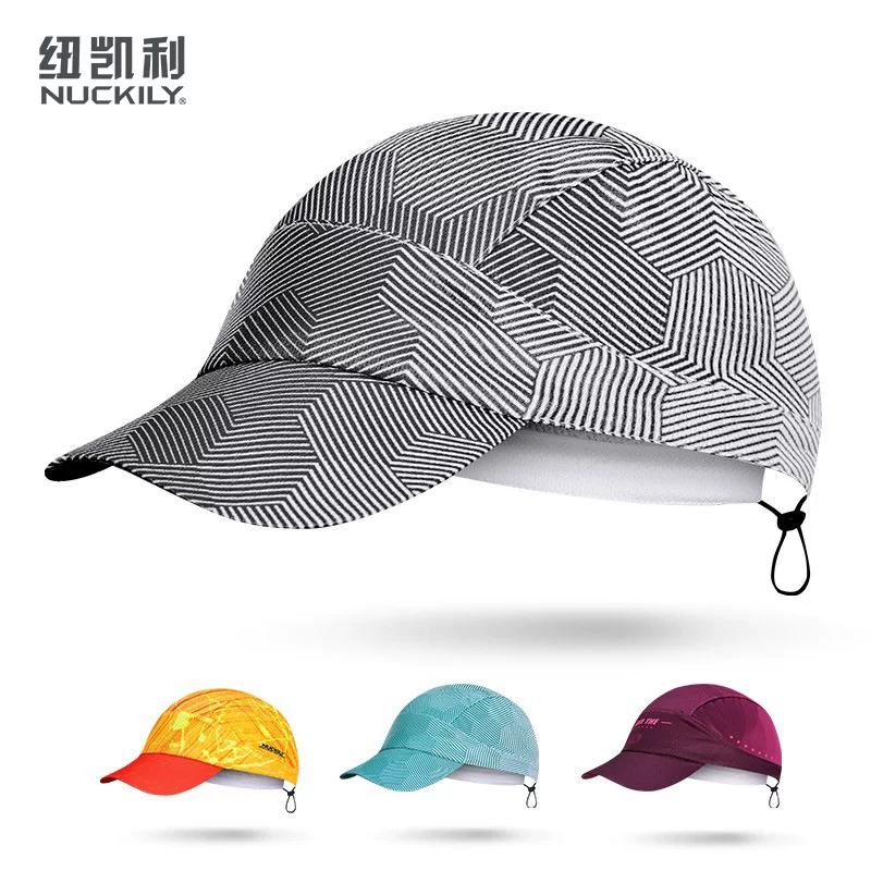 Mũ chống nắng ngoài trời kiểu mỏ vịt, mũ vải mềm nhẹ để đạp xe, chạy bộ, chạy marathon, nhanh khô và chống nắng, thích hợp cho nam và nữ.