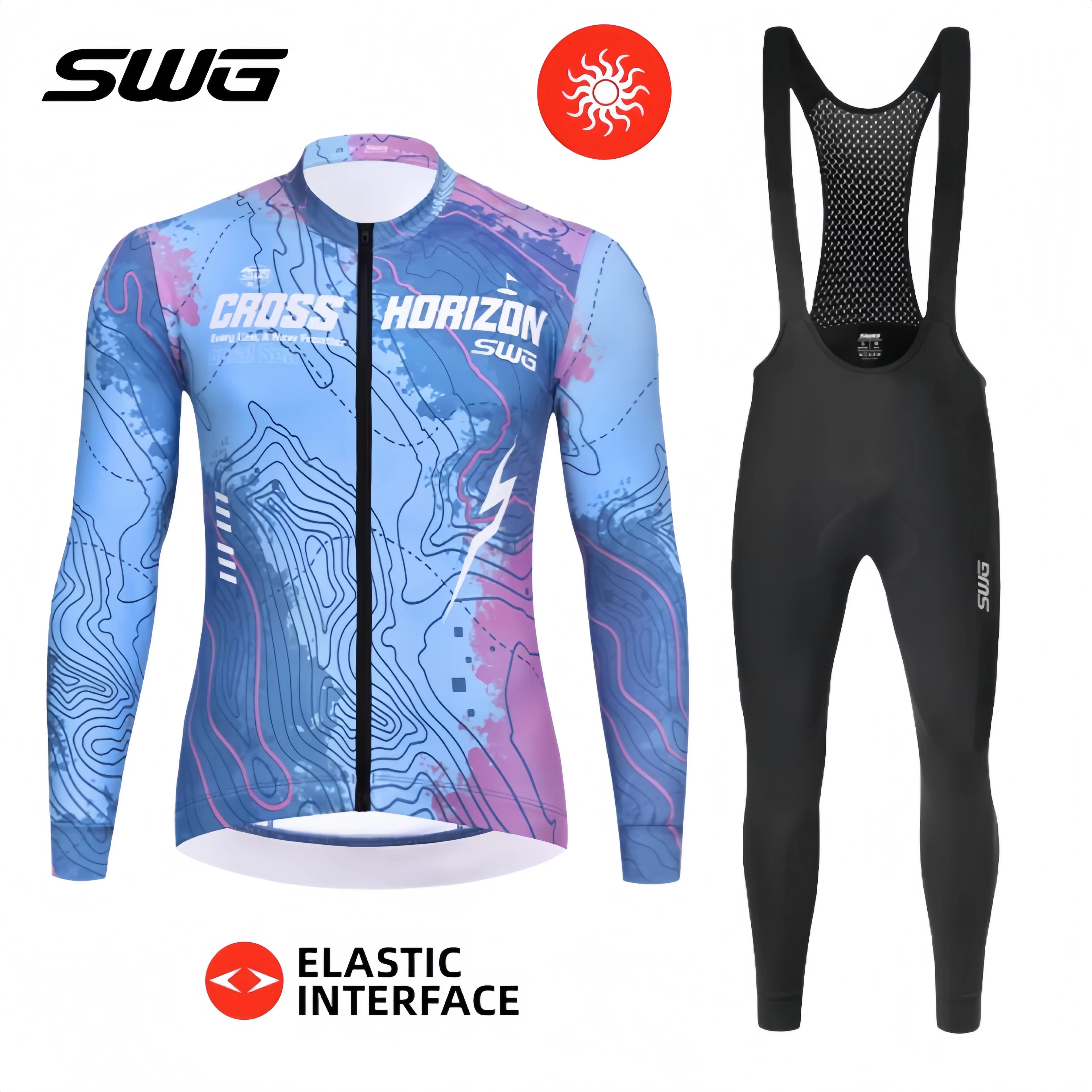 Áo khoác đi xe đạp bằng lông cừu SWG Mingsheng ấm áp dành cho nam mùa xuân, mùa thu và mùa đông áo khoác dài tay dành cho xe đạp leo núi đường trường