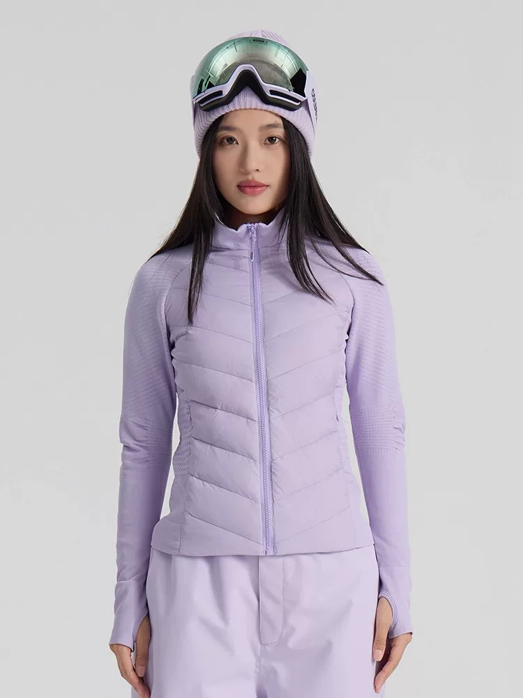Áo khoác lót trượt tuyết mới của Cold Element dành cho các môn thể thao ngoài trời, áo khoác vừa vặn vừa vặn cho nữ mùa thu đông, lớp giữa ấm áp.